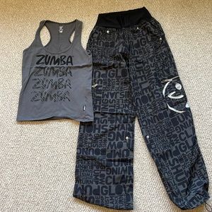 Zumba outfit - medium pants, large tops